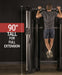 XMARK Functional Trainer With Dual 230 lb Weight Stacks — full setup angle