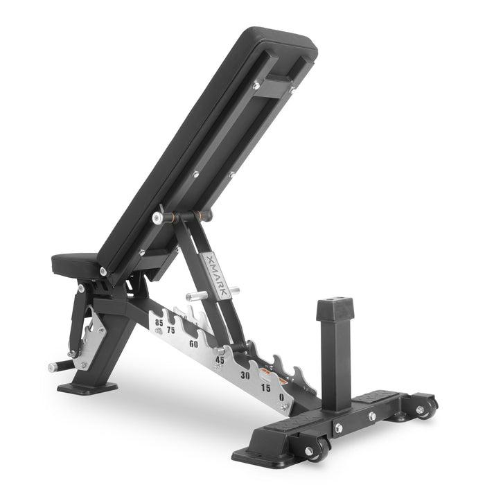 XMARK Black Diamond® Commercial Adjustable Weight Bench (Pre-assembled) — weight load capacity