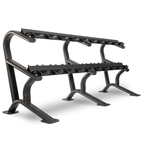 XMARK Commercial Dumbbell Rack with 10 or 15 Pair Option — front view