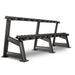 XMARK Commercial 2-Tier Dumbbell Rack - 10 Dumbbell Pairs — front view