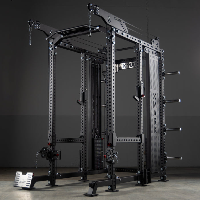 XMARK Commercial Power Rack Cable Machine, 440 lbs Total Stack Weight — grip and contact surface