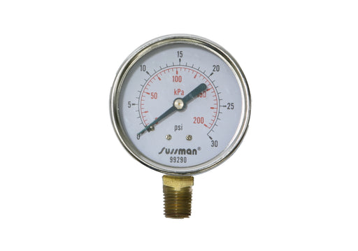 Mr.Steam 99290 Gauge, Pressure, 0-30 PSIG, CU Series