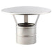 Finnish Sauna Builders Harvia Rain Cap WZ030115 Stainless Steel - Finnish Sauna Builders — exterior view
