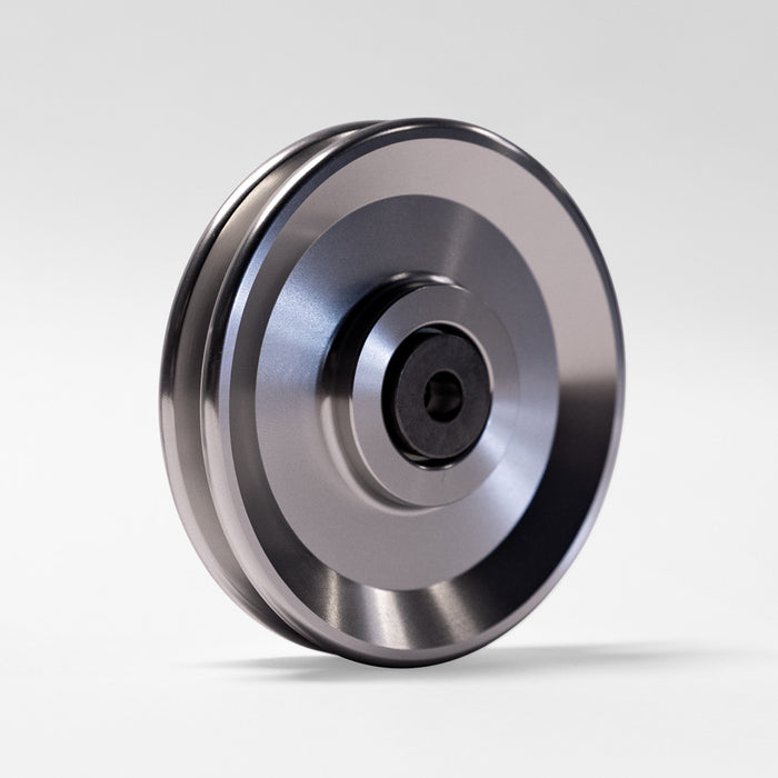 Body Solid Aluminum Pulley AP4 side view
