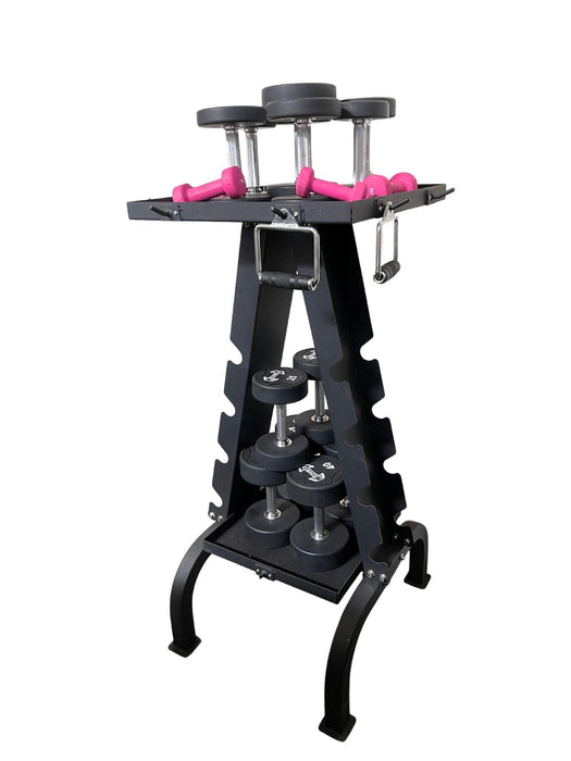 Accessory Rack - Muscle D Fitness - Sturdy Cable Attachment — Peak Flow ...