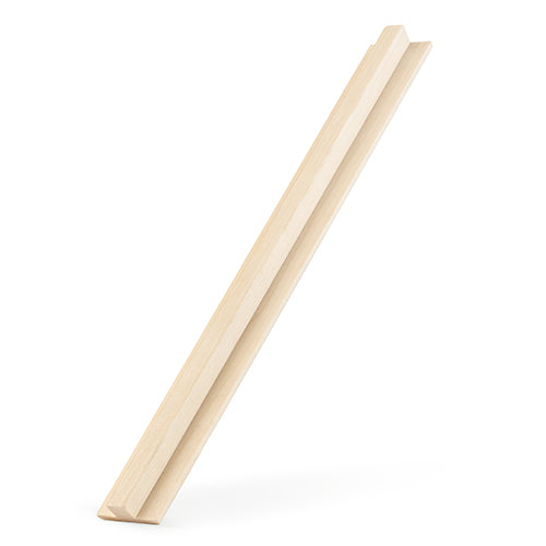 PROSAUNAS Aspen 1x2 (17mm x 32mm) T-Moulding Sauna Wood, T-Moulding - image 2