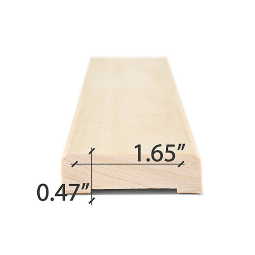 PROSAUNAS Aspen 1x2 (12mm x 42mm) Door Trim UK Sauna Wood - image 6