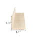 PROSAUNAS Aspen 2x2 (28mm x 28mm) Outside Corner Trim VA Sauna Wood - image 6