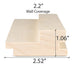 PROSAUNAS Aspen Grace™ 2x3 (27mm x 64mm) T&G Sauna Wood - image 6