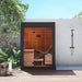 Auroom Aura Outdoor Home Sauna Kit, Modular, Black, Up to 2 Persons - image 3