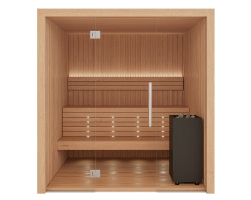 Auroom Libera Glass DIY, Indoor Sauna Kit, Up to 6 Persons - image 6