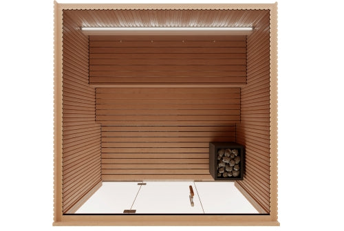 Auroom Libera Glass DIY, Indoor Sauna Kit, Up to 6 Persons - image 7