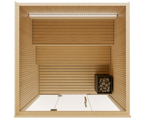 Auroom Libera Glass DIY, Indoor Sauna Kit, Up to 6 Persons - image 3