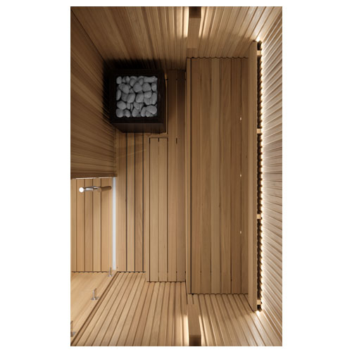 Auroom Libera Wood DIY, Indoor Sauna Kit, Up to 6 Persons - image 12