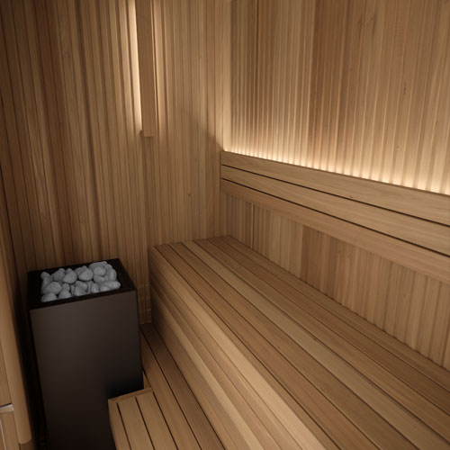 Auroom Libera Wood DIY, Indoor Sauna Kit, Up to 6 Persons - image 13