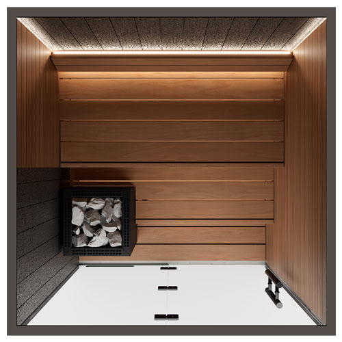 Auroom Vulcana DIY, Thermo-Aspen, Indoor Sauna Kit, Up to 5 Persons - image 7