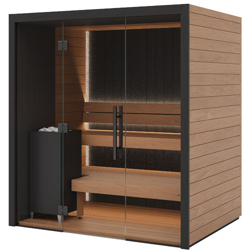 Auroom Vulcana DIY, Thermo-Aspen, Indoor Sauna Kit, Up to 5 Persons - image 13