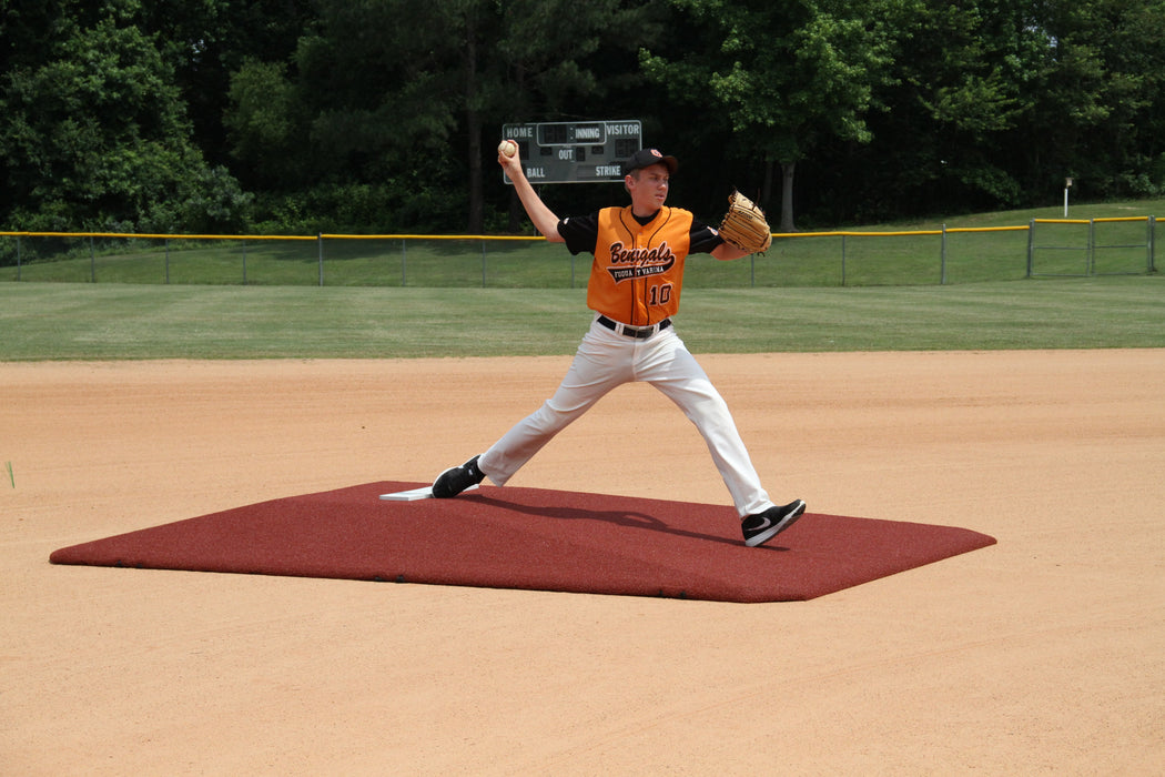 Trigon Sports Tapered Pro Game Mound - 10" High — angle view