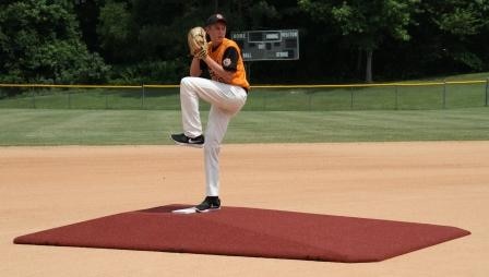 Trigon Sports Proper Pitch Classic Game Mound - 10" High - Clay — alternate view