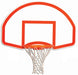 Trigon Sports Fan-Shaped Rear Mount Backboard w/ Target & Border - 2