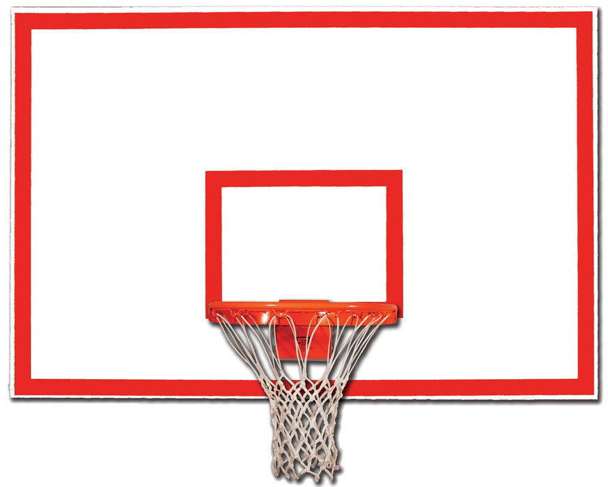 Trigon Sports Steel Rectangular Backboard w/ Target & Border BBSRTB - 2