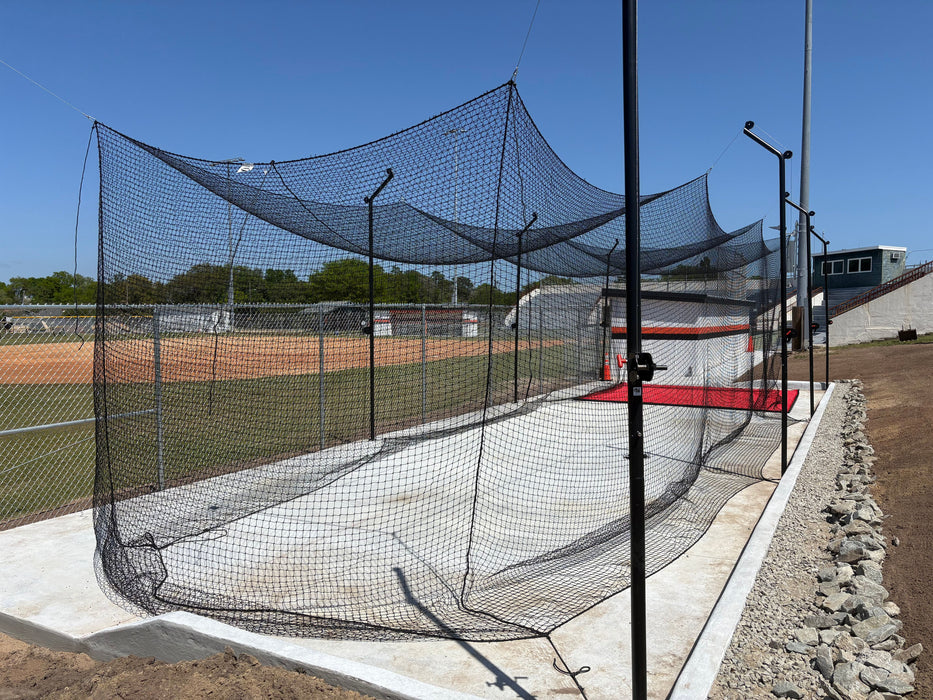 Trigon Sports International ProCage 55' Cantilever Batting Cage Frames BCFRM55 - 4