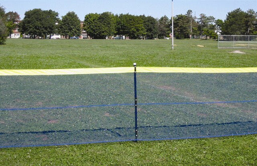 Trigon Sports 50' Deluxe TempFence Package — angle view