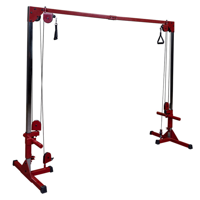 Body Solid Best Fitness Cable Crossover Machine BFCCO10 cable crossover machine front view