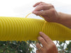 Trigon Sports 19" Yellow Zip Ties for Fence Crown — side view