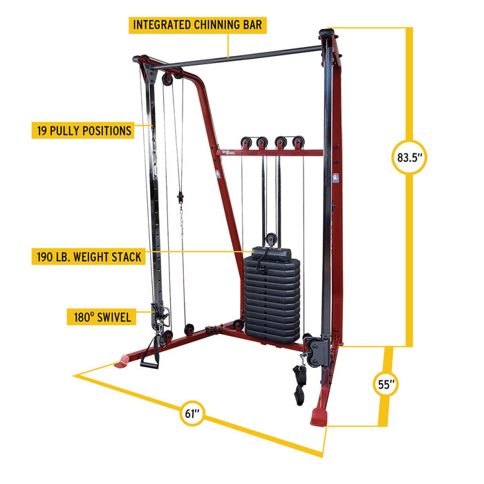 body solid best fitness functional trainer bfft10r view 1