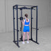 Body Solid BFLA100 Lat Attachment - BFLA100B — side profile