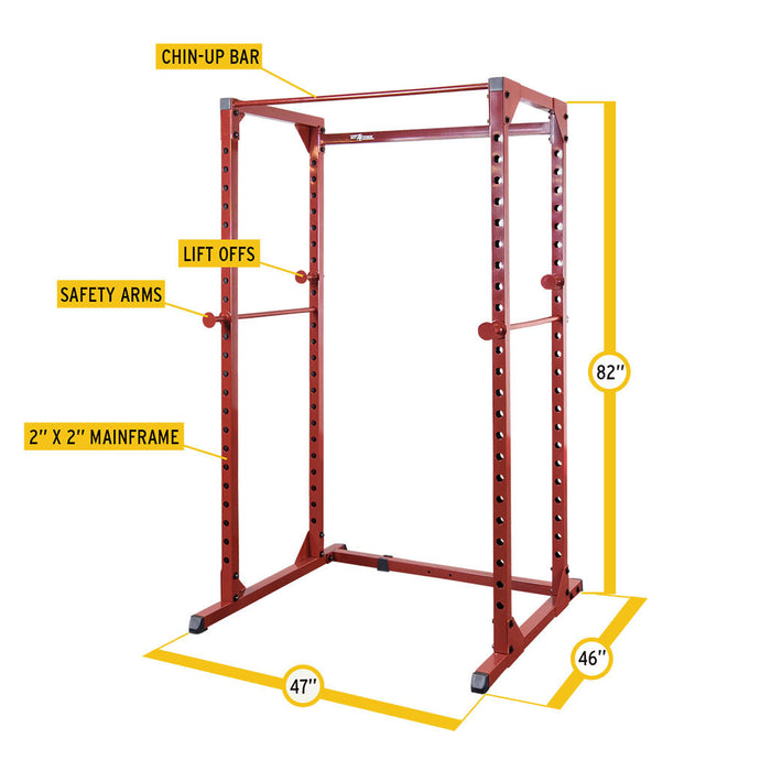 Body Solid Best Fitness Power Rack BFPR100R detail view 5