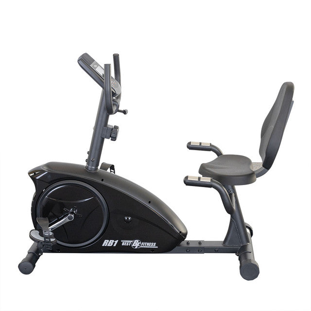 Body Solid Best Fitness Recumbent Exercise Bike - BFRB1B — console and display