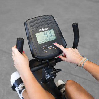 Body Solid Best Fitness Recumbent Exercise Bike - BFRB1B — folded position