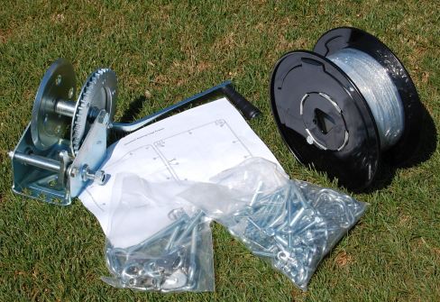 Trigon Sports Hardware Winch Kit for Tunnel Frame - 3