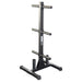 Body Solid Best Fitness Olympic Plate Tree & Bar Holder - BFWT10B — front view