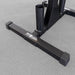 Body Solid Best Fitness Olympic Plate Tree & Bar Holder - BFWT10B — full setup angle
