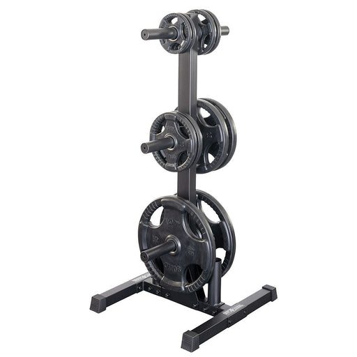 Body Solid Best Fitness Olympic Plate Tree & Bar Holder - BFWT10B — weight load capacity