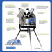Trigon Sports JR. HACK ATTACK BASEBALL PITCHING MACHINE - 2