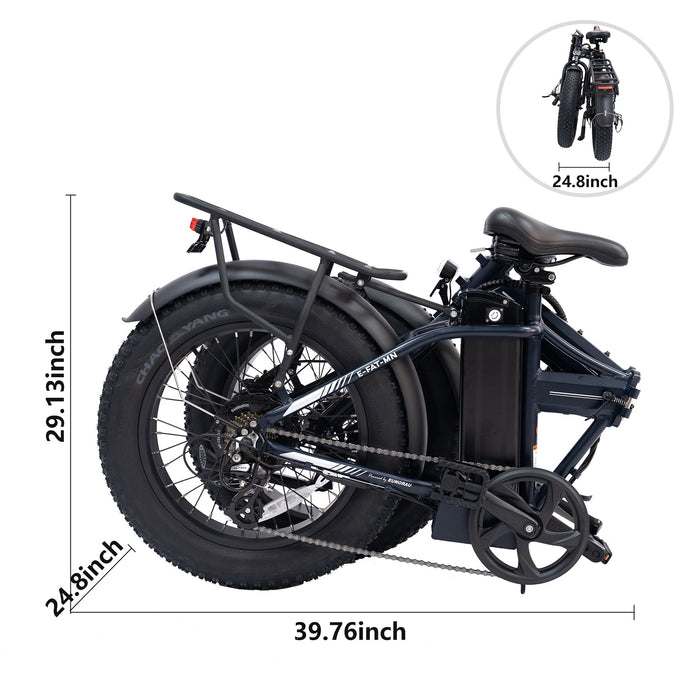 EUNORAU E-BIKE US E-FAT-MN — folded position