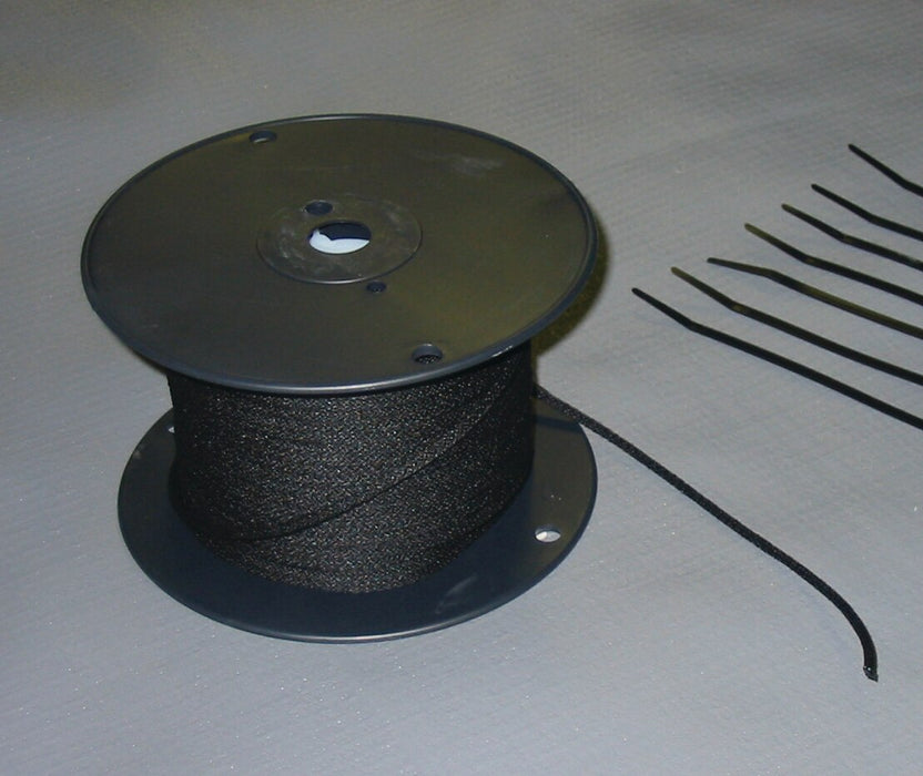 Trigon Sports Trigon Sports Black Polytie Rope - 250 ft. Spool BKROPE - 2