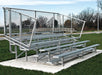 Trigon Sports 10 Row 24' Standard Aluminum Bleacher — front view