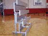 Trigon Sports 4 Row 15' Preferred Tip-N-Roll Bleacher — angle view