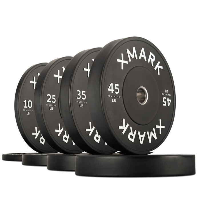 XMARK Commercial Black Bumper Plates (LB) — in use demonstration