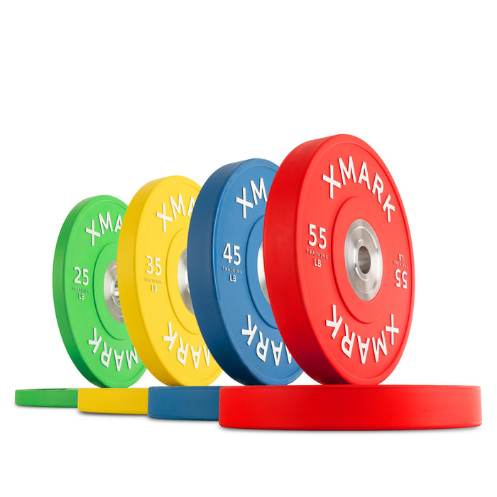 XMARK Commercial Premium Virgin Rubber Color Bumper Plates (LB) — additional view 9