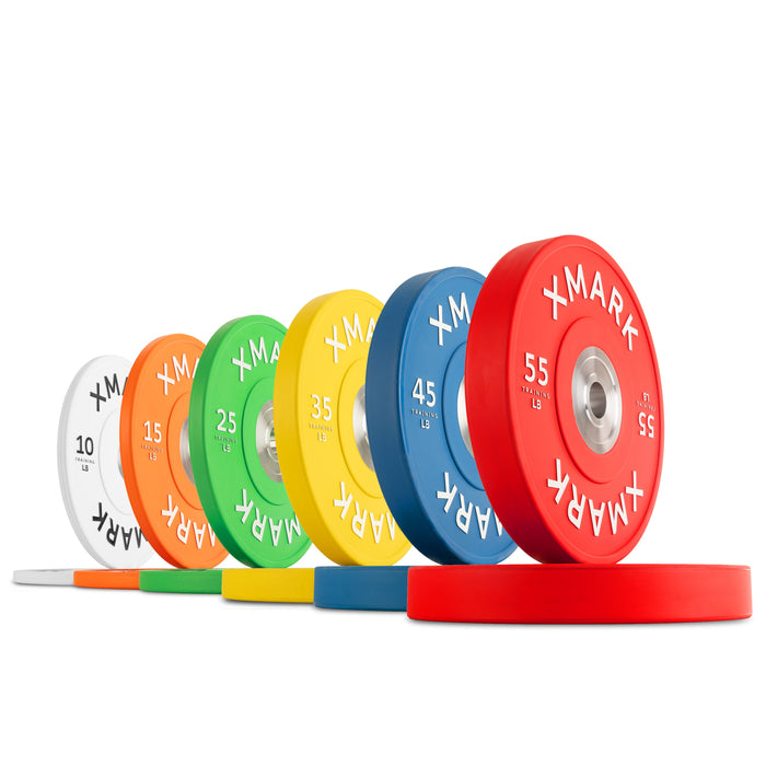 XMARK Commercial Premium Virgin Rubber Color Bumper Plates (LB) — additional view 10