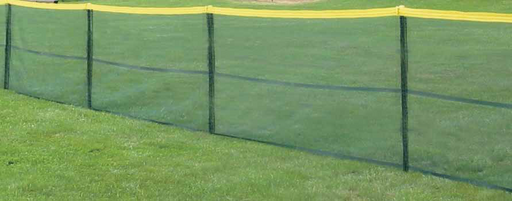 Trigon Sports 50' ProFence w/ 6 Poles — front view