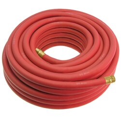 Trigon Sports 1" Red Heavy Duty Pro Hose - 150' length — angle view