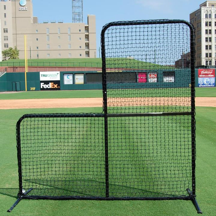 Trigon Sports ProCage 7’ x 7’ ‘Black Series’ L-Screen Frame Set BSL77P - 2