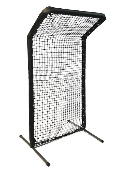 Trigon Sports ProCage 8'x4' Protective Screen w/ Overhead Protector, #60 Thread Net, Full  - 1